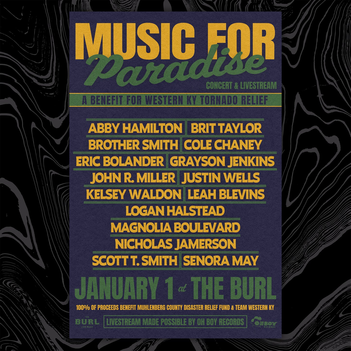 MUSIC FOR PARADISE - A WKY BENEFIT SHOW