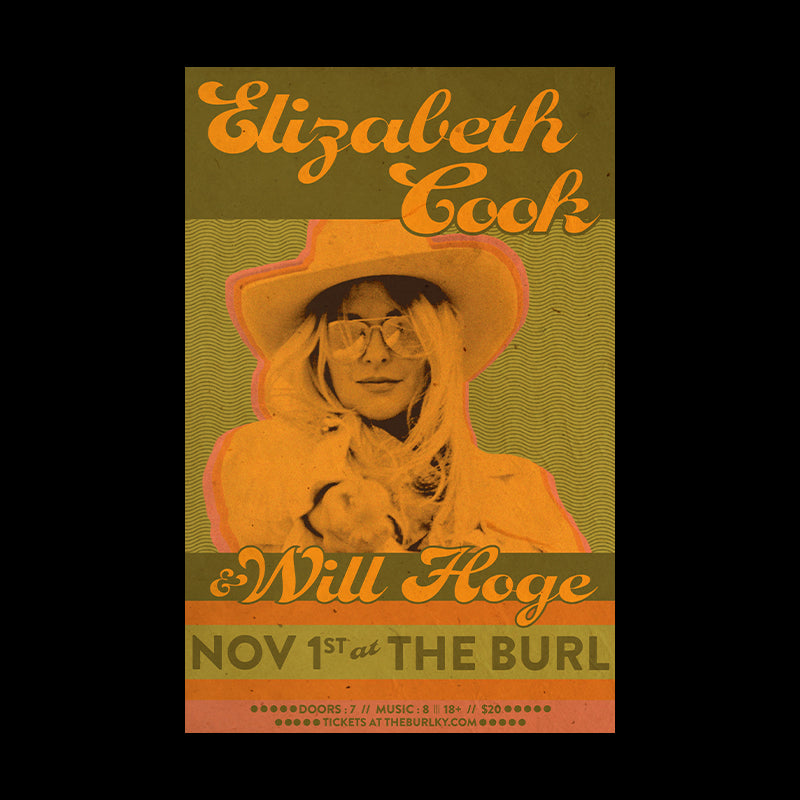 ELIZABETH COOK / WILL HOGE - NOVEMBER 1, 2019 - THE BURL